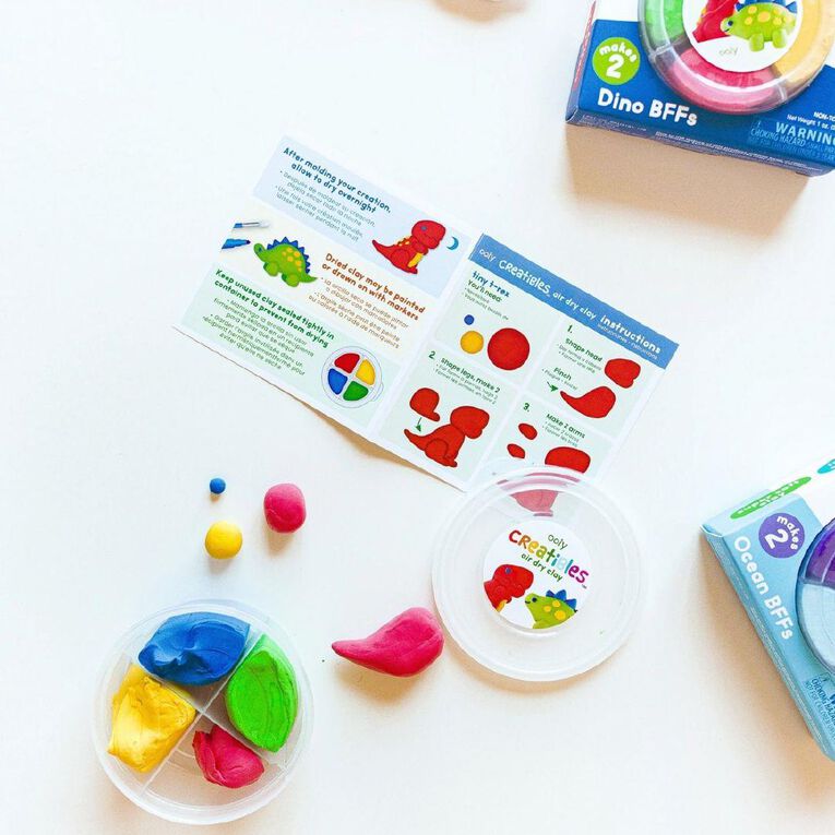 Creatibles Mini Air Dry Clay Dino BFFs