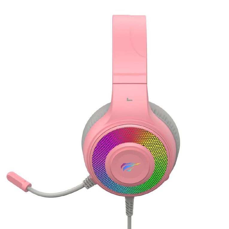 Gamenote 50mm RGB Headset Pink H2042D Pink