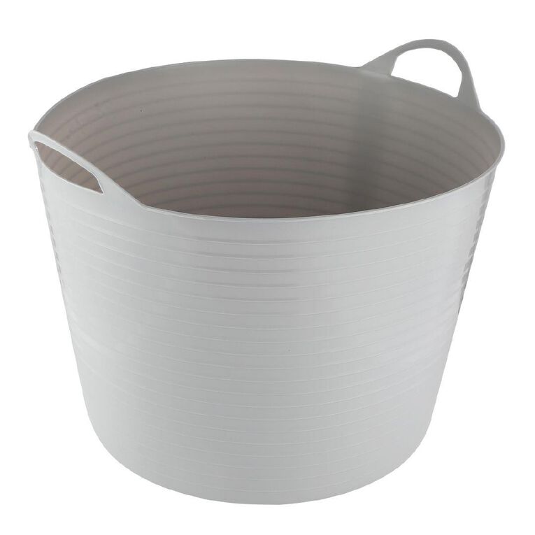 Living & Co Round Flexi Tub Grey 42L