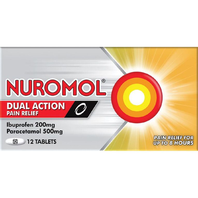 Nuromol Tablets 12s - LIMIT OF 2 PER CUSTOMER