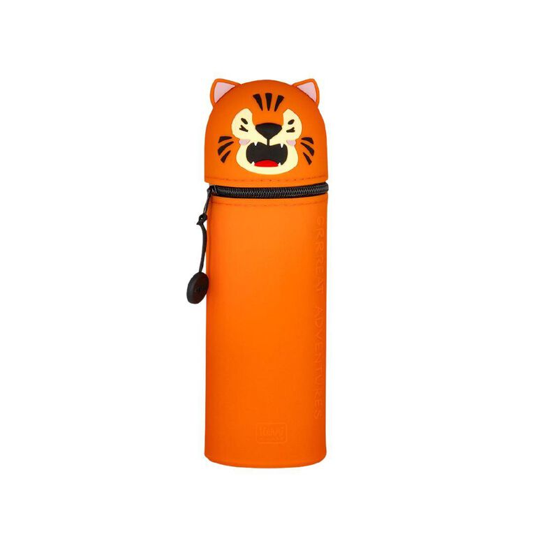 Legami 2-in-1 Silicone Pencil Case Kawaii Tiger