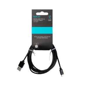 Tech.Inc Micro USB Cable 2m Black