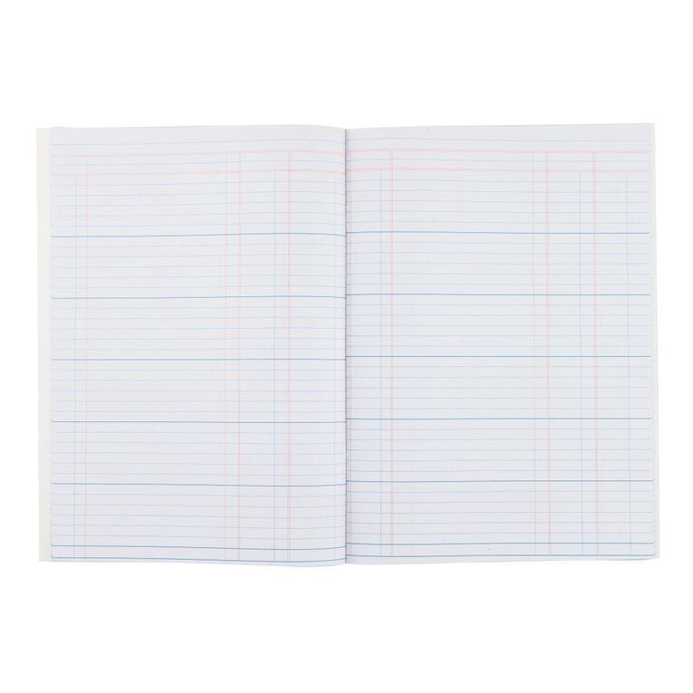 WS Analysis Book 2 Money Column 26 Leaf A4 Green Mid