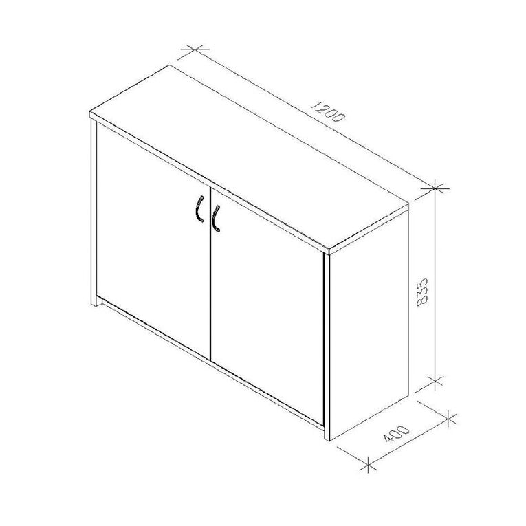 Zealand Credenza 1200 Tawa