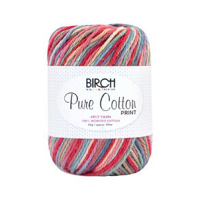 Birch Cotton Print 4Ply Worsted 100% Cotton 65G Vintage Earth