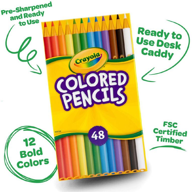Crayola 48 Pack Colored Pencil Deskpack