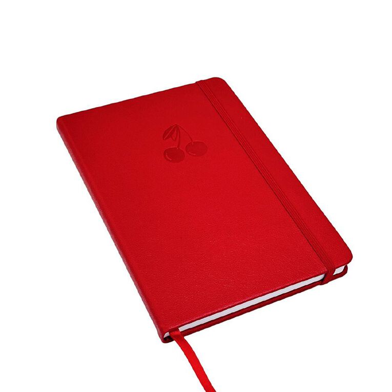 Uniti Stationery Red Cherry A5 Notebook