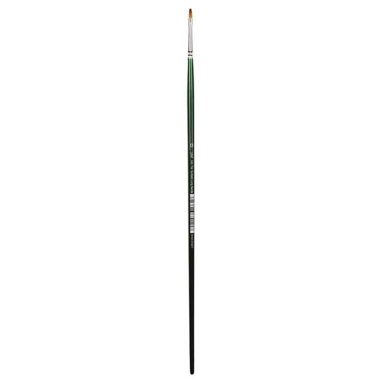 DAS Long Handle Synthetic Flat #0 Gold