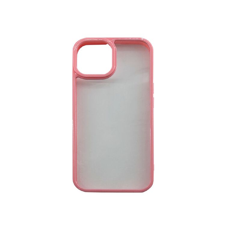 Tech.Inc Clear Phone Case For iPhone 13/14/15 TI0059PK Pink