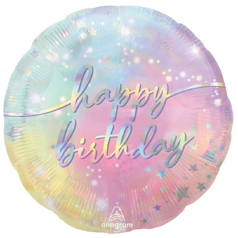Anagram 45cm Standard Luminous Pastel Birthday Balloon