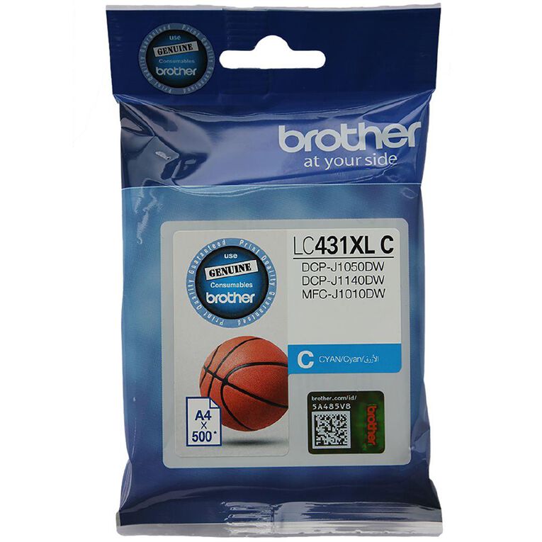 Brother LC431XLC Ink Cyan 500 Pages