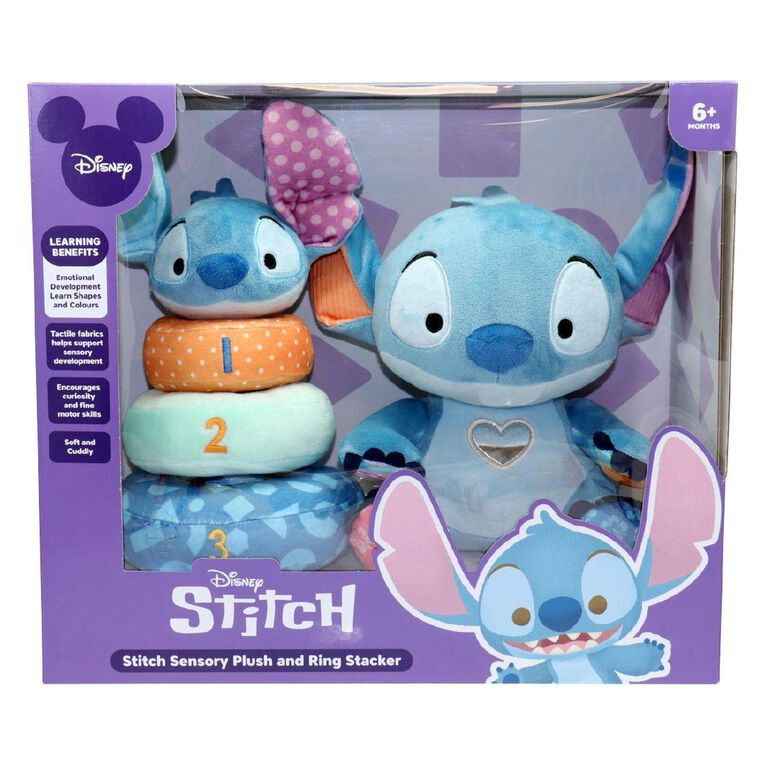 Stitch Plush & Ring Stacker