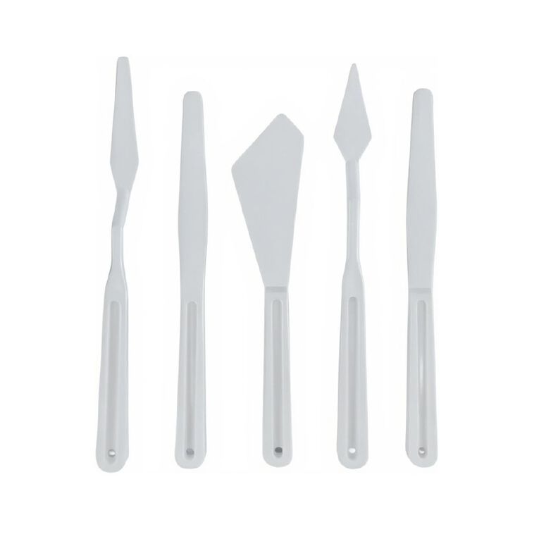 Uniti Palette Knife Plastic 5 Pack