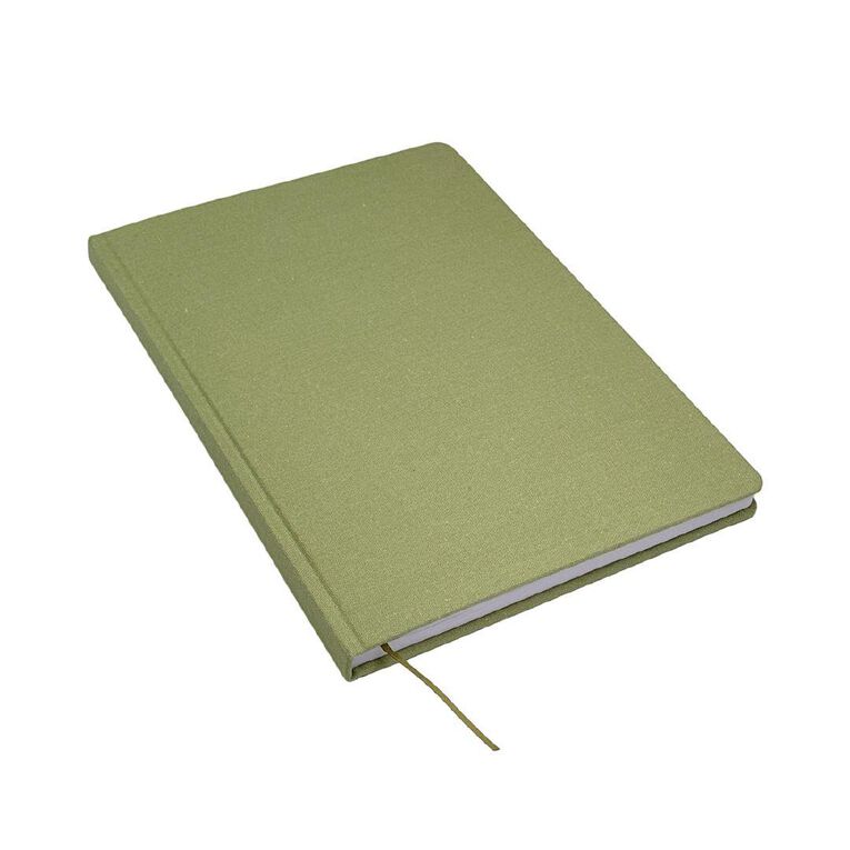 Uniti Stationery Linen A4 Sage A4 Notebook