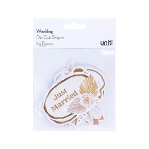 Uniti Craft Adults Wedding Cardstock Die Cut Shape