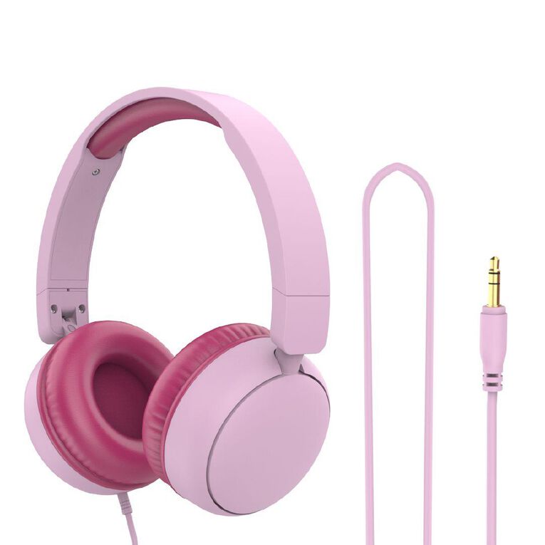 Veon 3.5mm Wired Headphones VNQ602PNK Pink