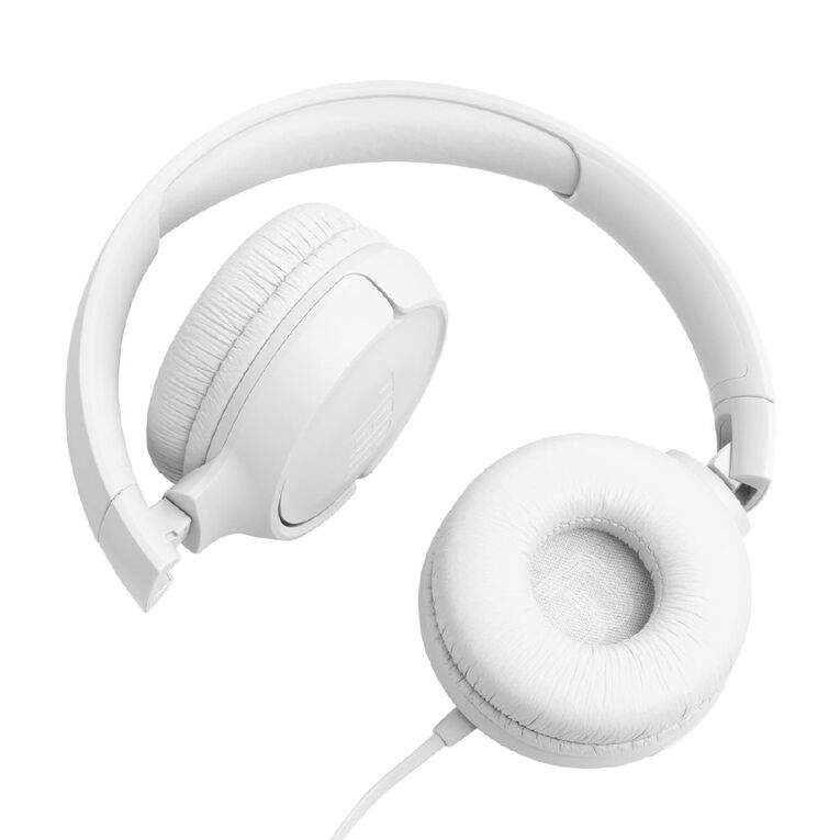 JBL Tune 520C USB-C Wired On-Ear Headphones White