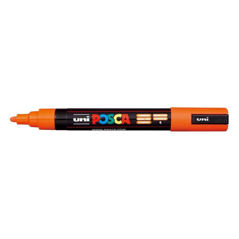 Uni Posca Marker 1.8-2.5mm Medium Orange/Fluro
