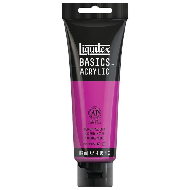 Liquitex Basics Acrylic 118ml Medium Magenta