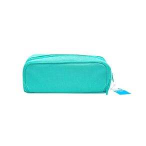 WS Pencil Case with 3 Zips Green