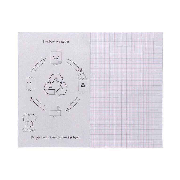 WS Roll Book 330mm x 205mm 7mm Quad 28 Leaf Blue