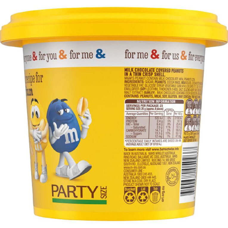 M&M's Peanut Bucket 575g