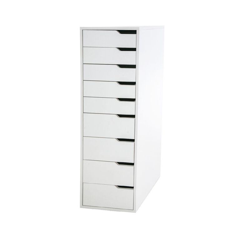 Living & Co Hael 9 Drawer Unit White