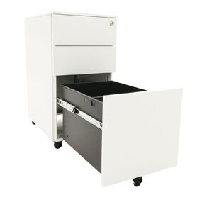 Jasper J Drawer Skinny Metal Mobile White