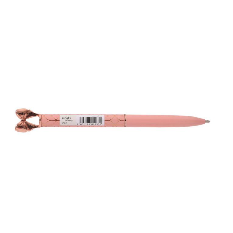 Uniti Stationery Urban Noir Bow Pen