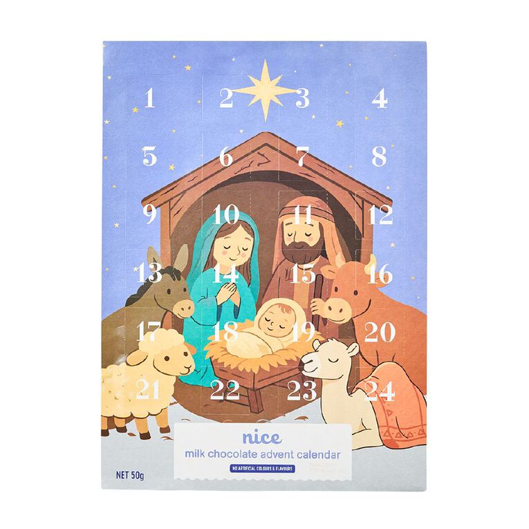 Nice Nativity Advent Calendar 50g