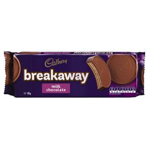 Cadbury Breakaway Milk Chocolate 180g