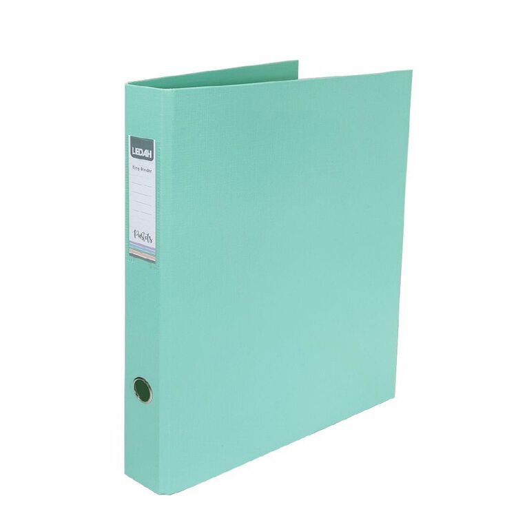 Ledah Pastels Ringbinder Green A4