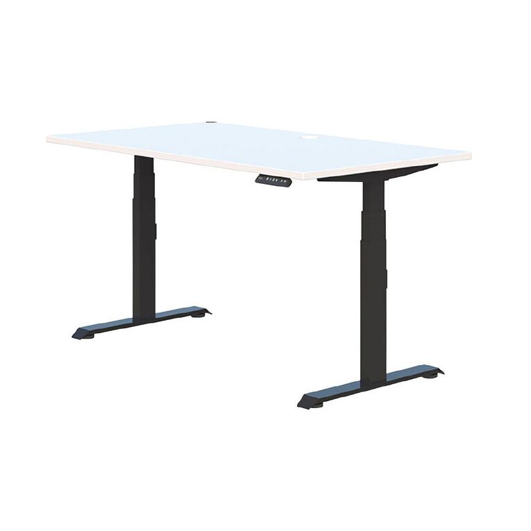 Accent Accent Quick Ship Premium Electric Desk Black/Snow 1200 x 700