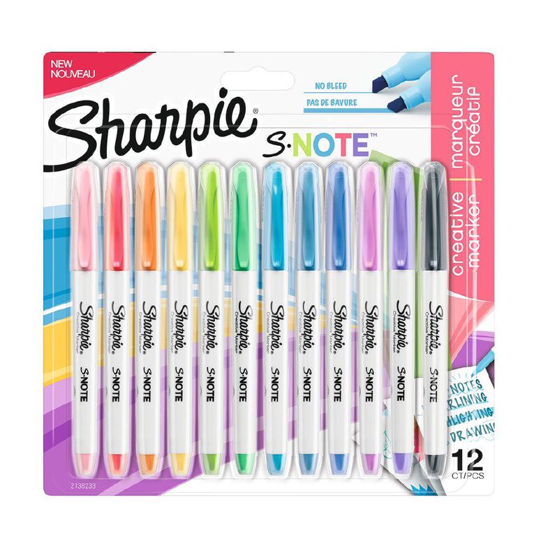 Sharpie S-Note Creative Marker 12 Pack