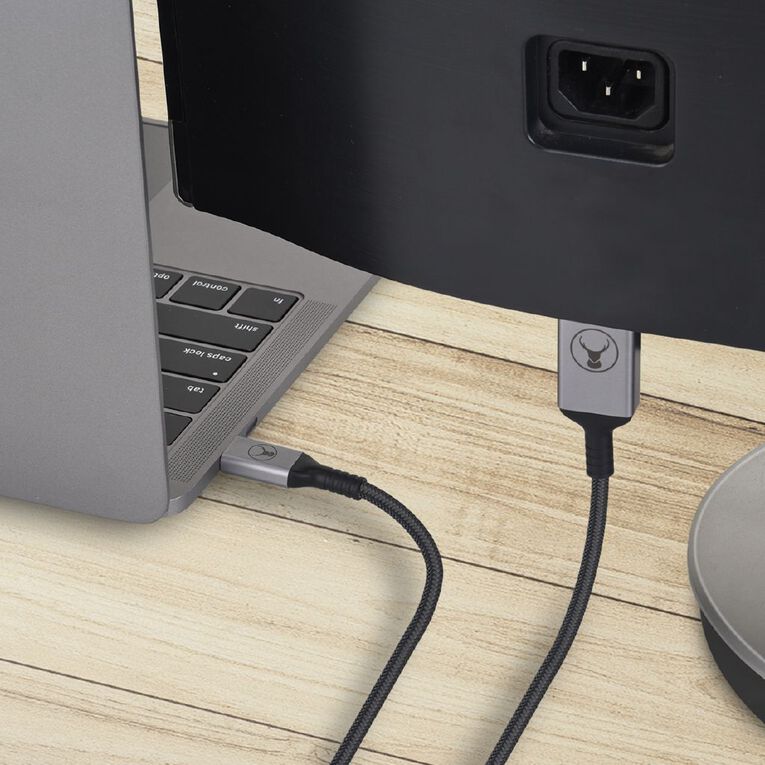 Bonelk Long Life USB C to HDMI Cable 1.5m Black Black