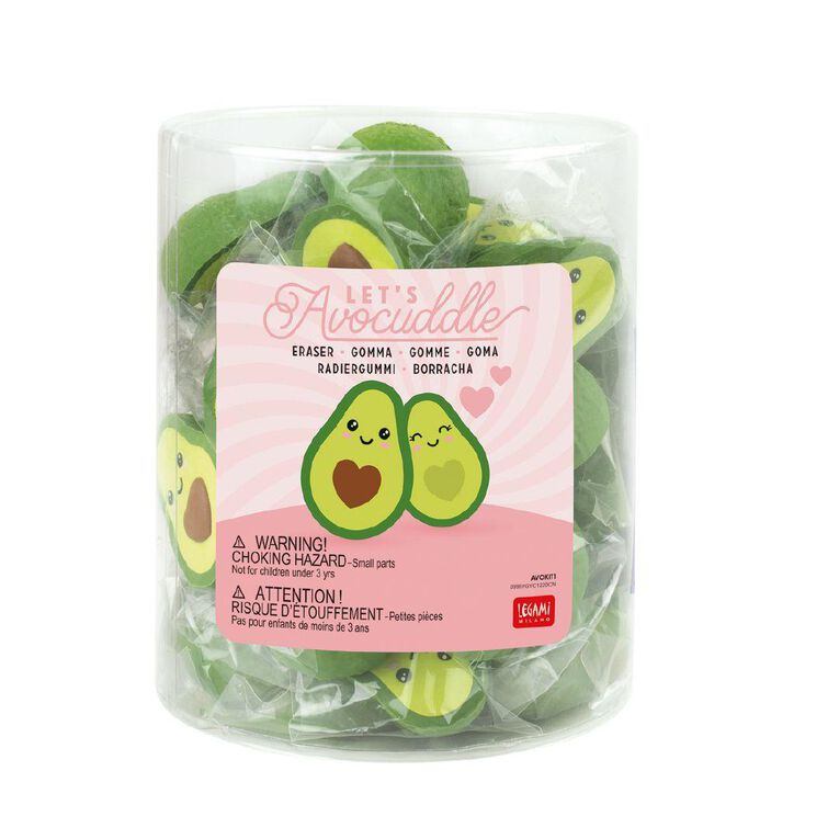 Legami Maxi Eraser Let's Avocuddle Avocado