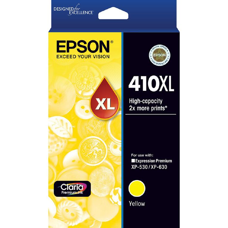 Epson Ink 410XL Yellow 650 Pages