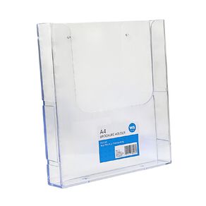 WS Brochure Holder A4 Wall Clear A4