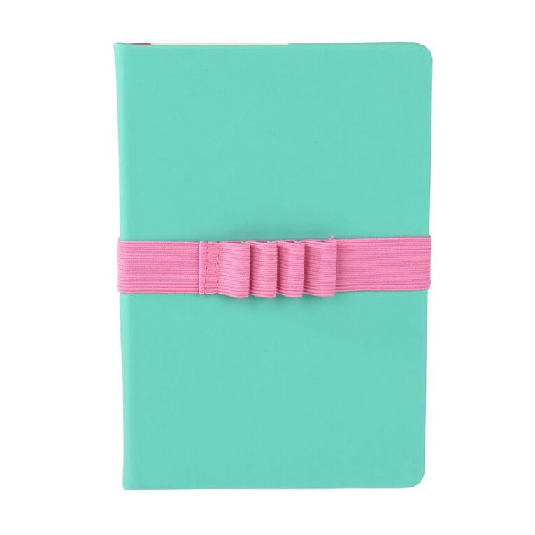 Uniti Stationery Brights Teal Elas A5 Hard Cover Notebook