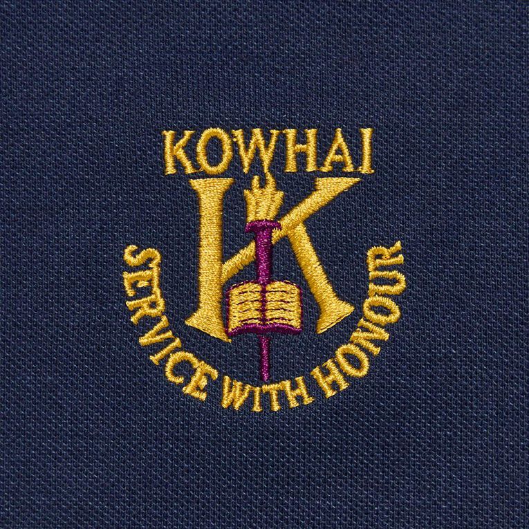 Schooltex Kowhai Intermediate Polo with Embroridery