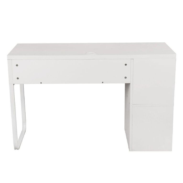 Workspace Moda Bookcase Desk White