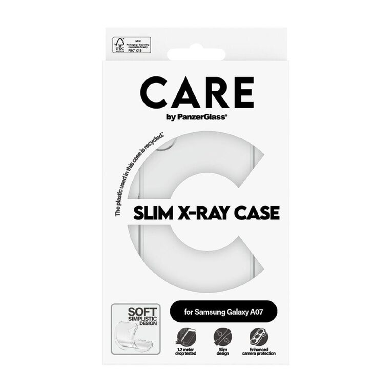 PanzerGlass SAFE by Panzer Case For Samsung Galaxy A07 Clear