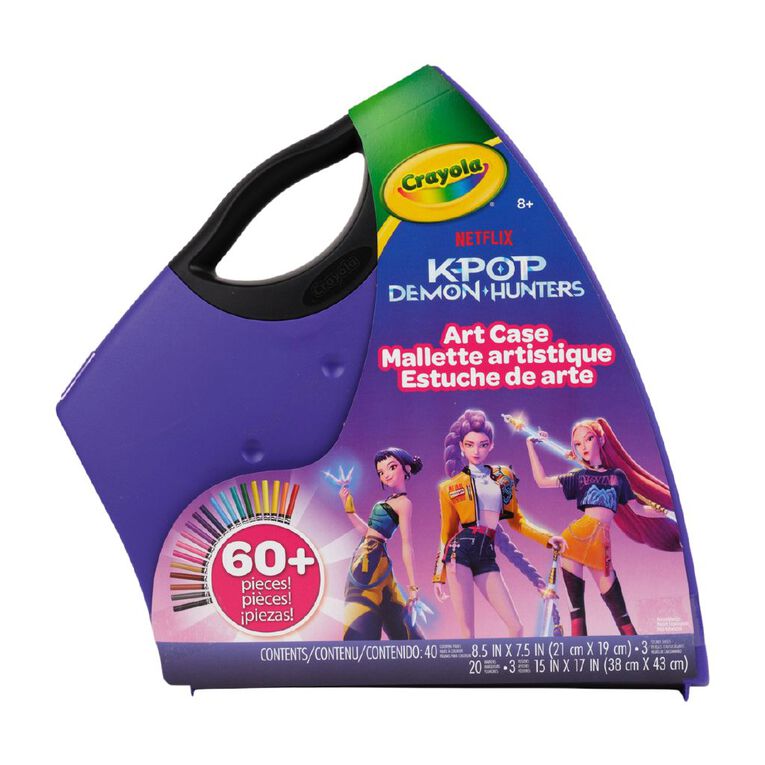 Crayola KPop Demon Hunters Art Case
