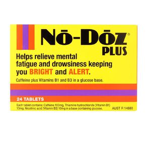No Doz No-Doz Plus Tablets 24 Pack