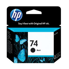 HP Ink Cartridge 74 Black 200 Pages
