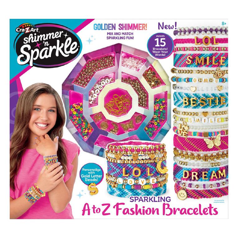Shimmer n Sparkle Sparkling A-Z Fashion Bracelets