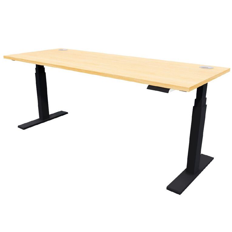Zealand Electric Height Adjustable Desk 1800 x 700 Tawa