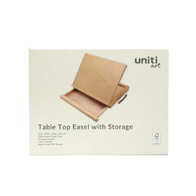 Uniti Table Top Easel with Storage