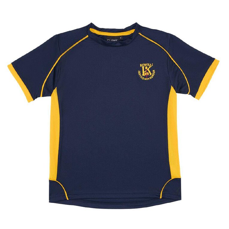 Schooltex Kowhai Intermediate PE Tee with Embroidery