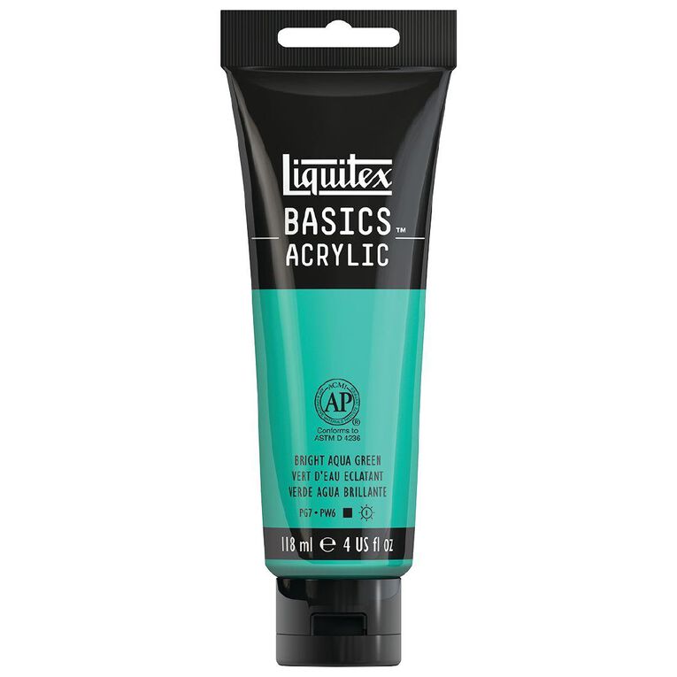 Liquitex Basics Acrylic 118ml Bright Aqua Green